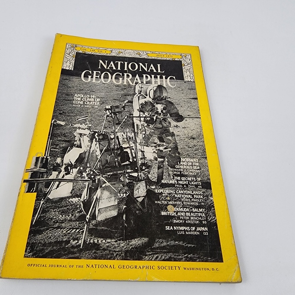 National Geographic Magazine July 1971 No Insert